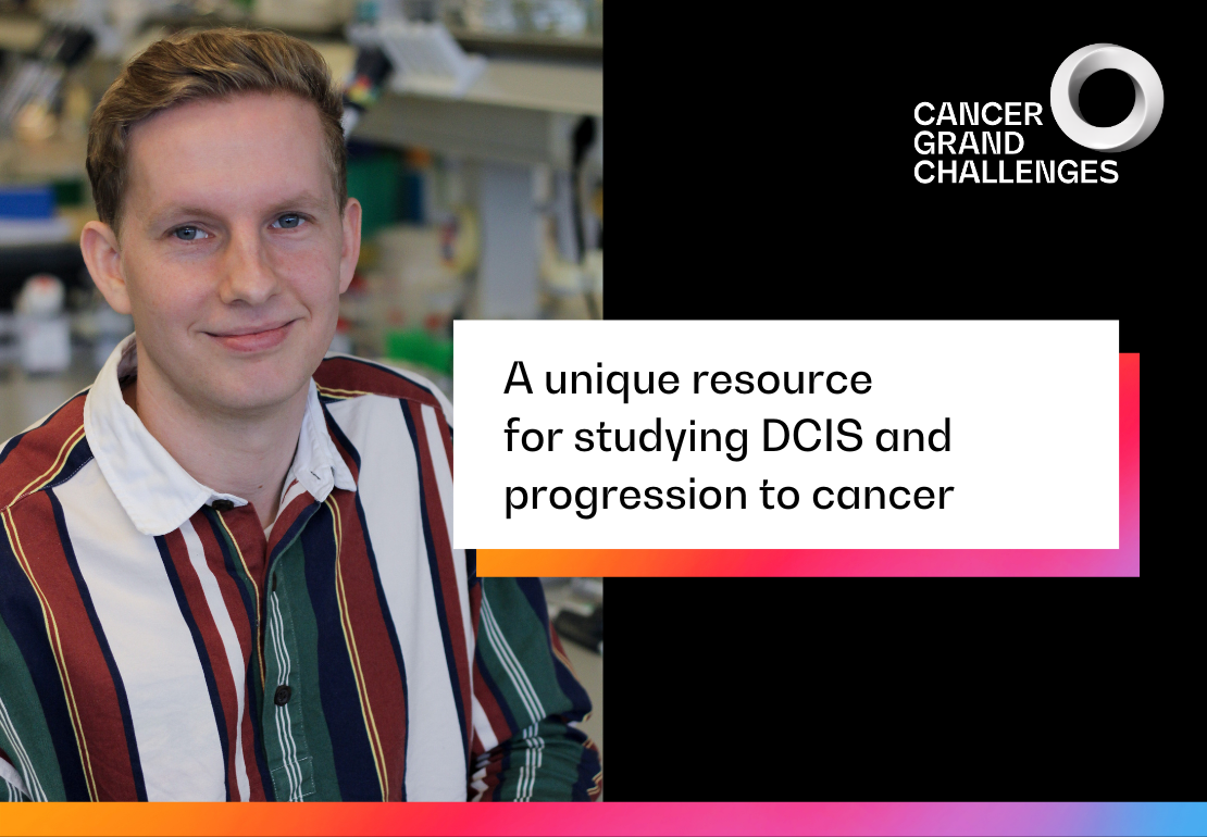 Image of Stefan Hutten alongside the article title - A unique resource for studying DCIS and progression to cancer